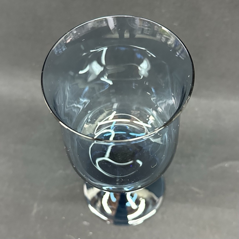 Lenox 'Blue Mist' 7 1/8" Crystal Water‎ Goblet, Set of 6 - Picture 10 of 14